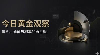 今日黄金观察｜黄金高位横住，真正要看的是油价、美元和地缘预期